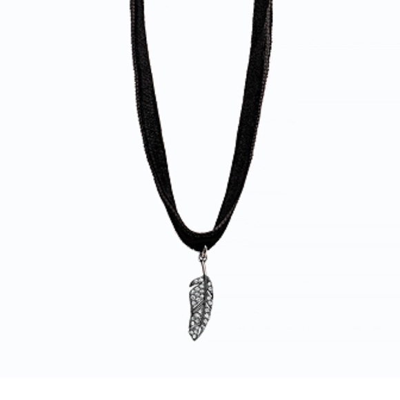 Zadig & Voltaire Velvet Choker Necklace - Picture 1 of 4